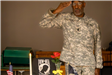 Command Sergeant Major (Ret) U.S. Army Herman Anderson presented the POW-MIA