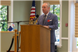 State Rep. Jeff Roy made remarks at the Memorial Day Breakfast - May 26, 2023 (Photo by Linda Rondea