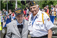 WWII Veteran Bob Catalano and Navy Veteran Dick Hynes - Memorial Day 2023