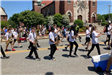 Franklin middle school bands entertained parade watchers on Memorial Day 2022