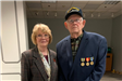 Franklin Veteran Stanley Ravinski and His Wife Janet at the Veterans Day Luncheon November 11, 2019
