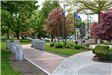 The completed Veterans Memorial Walkway on our Town Common - Summer 2019