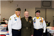 Cmdr Dick Hynes, USMC Veteran Pat Doyle, and Chap. Bob Markunis