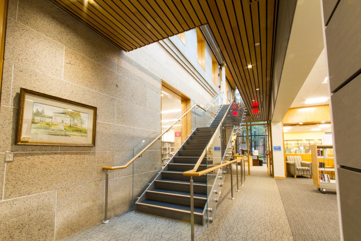 Library Interior Stairs 1