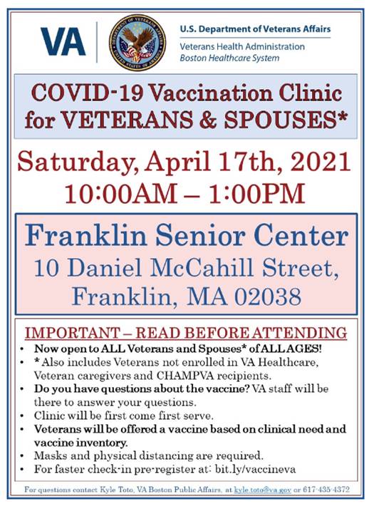 VA Boston Vaccine Clinic