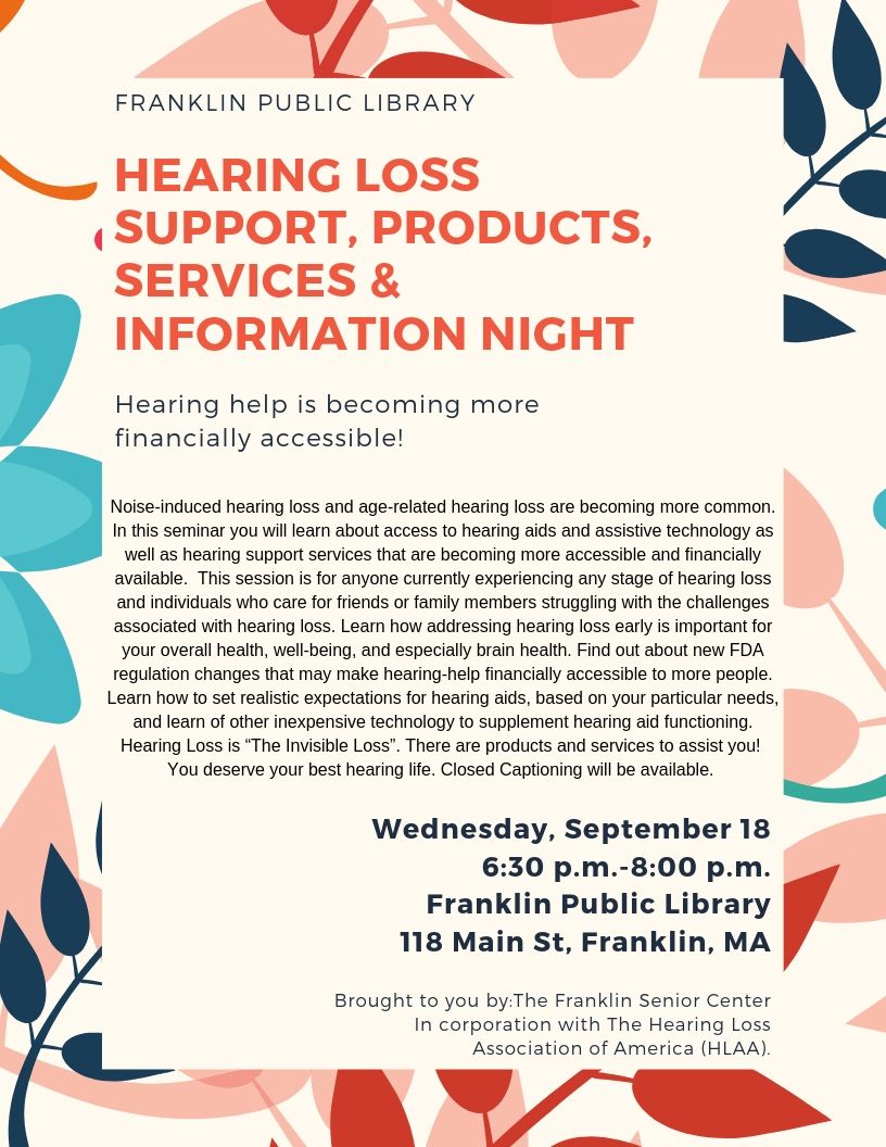hearing loss information night