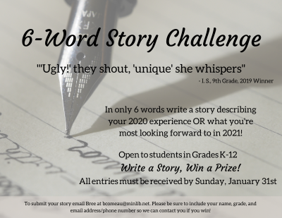 Six word story challenge