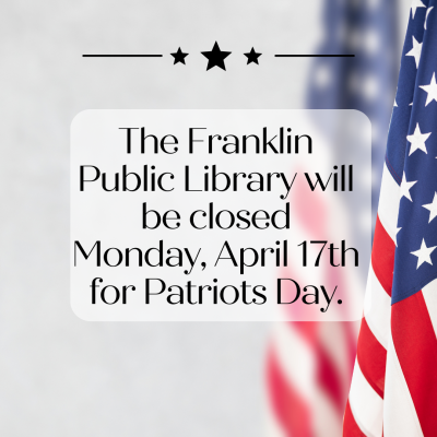 Library closed for Patriots Day