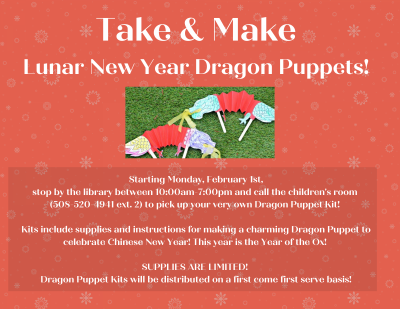 Take and make dragon puppets