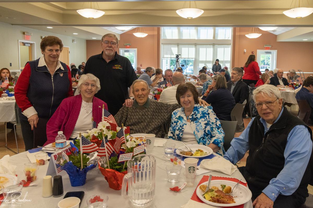 Guests enjoyed the 2023 Memorial Day Breakfast held at the Franklin Senior Center. (Photo by Linda Rondeau)