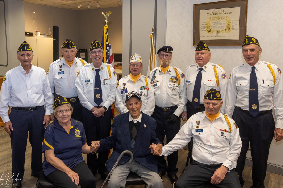 Members of  American Legion Post 75 at the 2022 Veterans' Day Luncheon