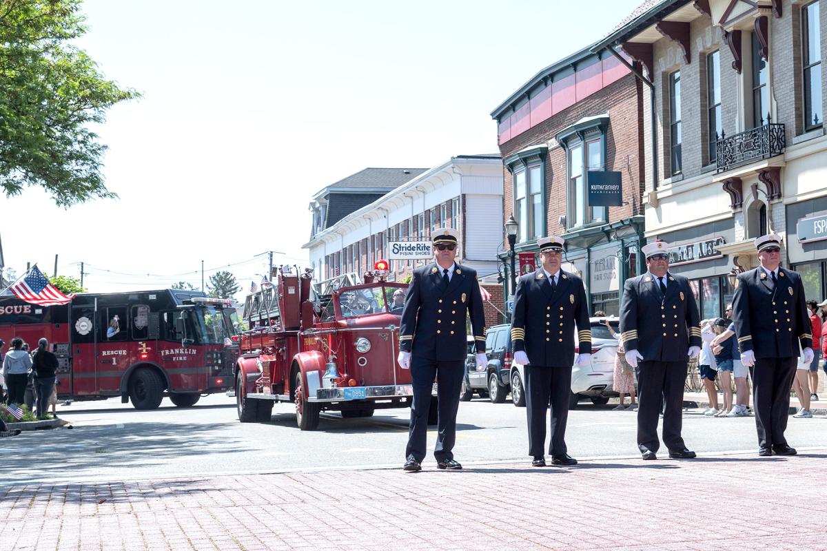 Franklin's Fire Department had a strong presence in the 2023 Memorial Day Parade
