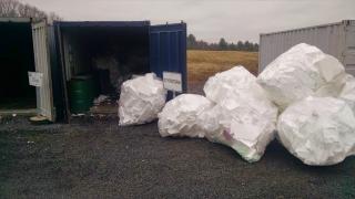 Styrofoam Recycling at the Recycling Center