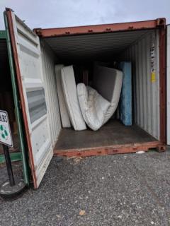 Mattresses at the Recycling Center