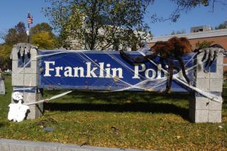 Franklin Police Halloween Sign