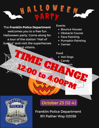 Franklin Police Halloween Event