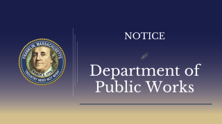 DPW Reminder - Curbside Trash Pick-up: one day delay for the entire week due to Memorial Day