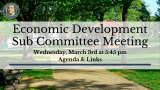 Economic Development Sub Committee Meeting