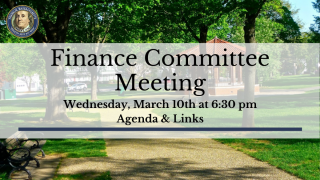 Finance Committee Meeting 