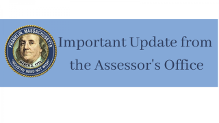 Important Update from the Assessor's Office