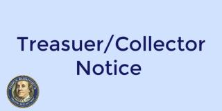 Treasurer/Collector Notice 