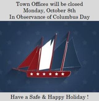 Closed for Columbus Day