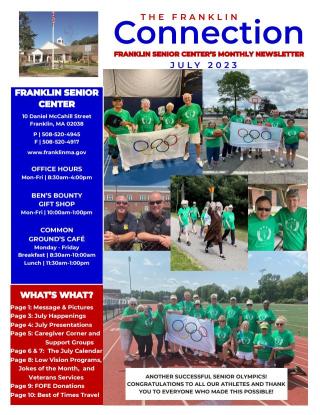 Franklin Senior Center: Senior Connection - June 2023 Newsletter
