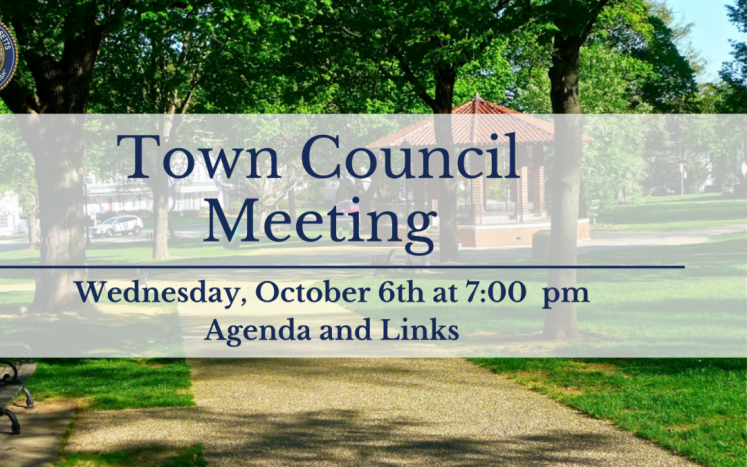 Town Council Meeting October 6th, 2021 at 7pm