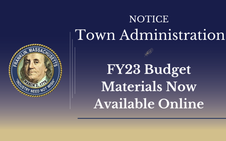 FY23 Budget Materials Now Available!