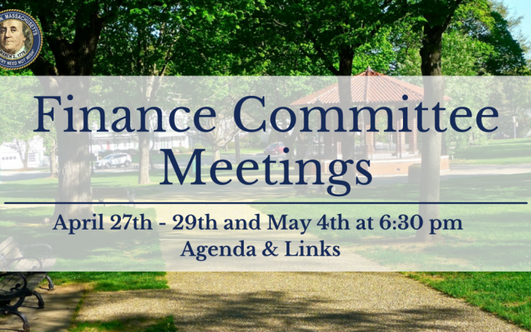 Finance Committee Meetings