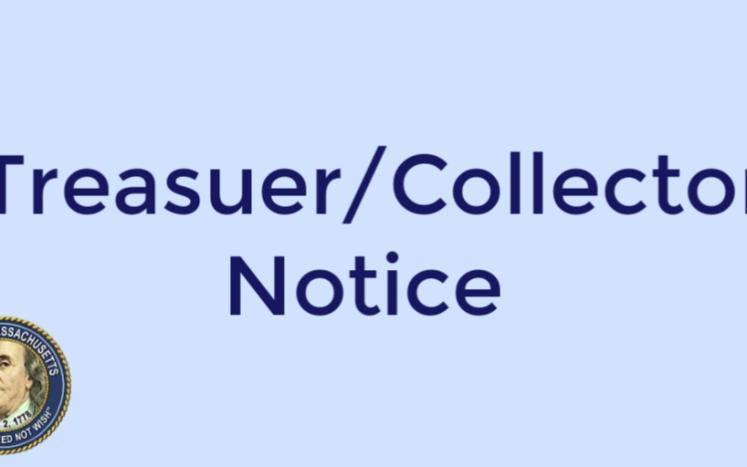 Treasurer/Collector Notice 