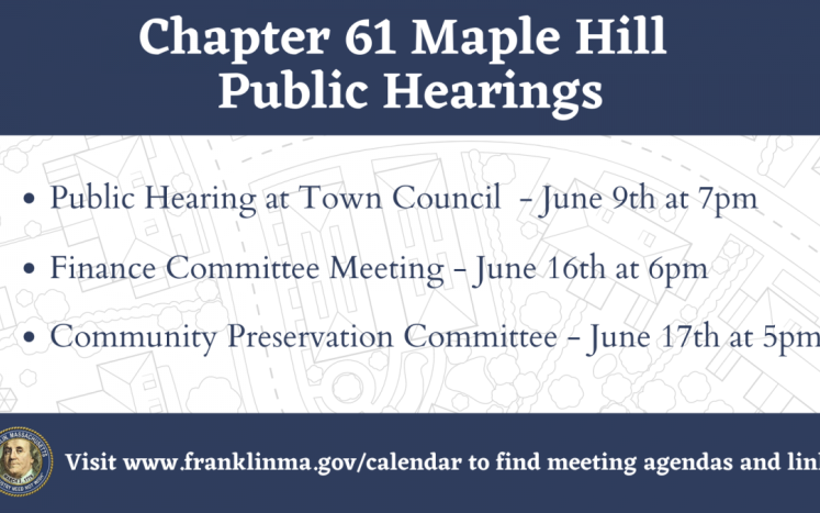 Maple Hill Public Hearings 