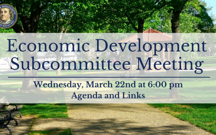 Economic Development Subcommittee Meeting - March 22nd, 2023