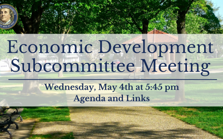 Economic Development Subcommittee Meeting - May 4th, 2022