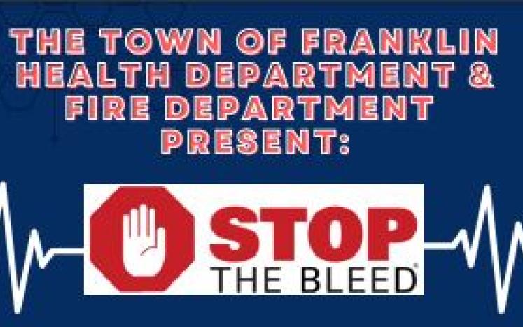 Stop the bleed flyer logo