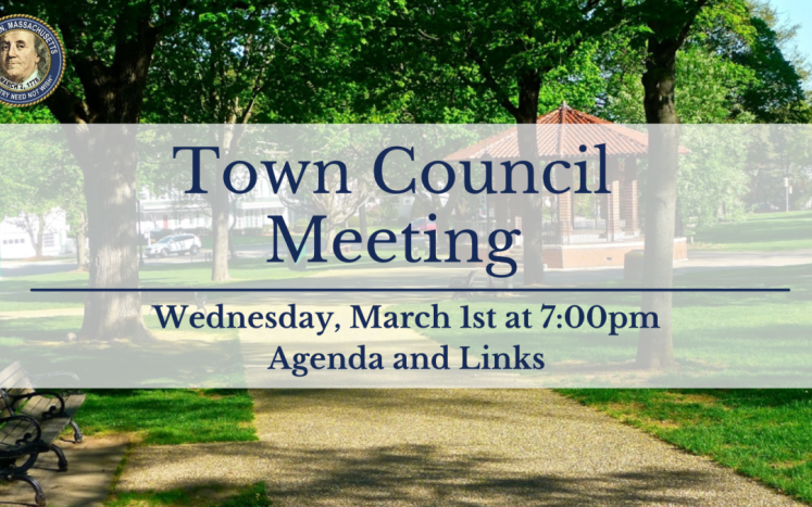 Town Council Meeting -  March 1st, 2023