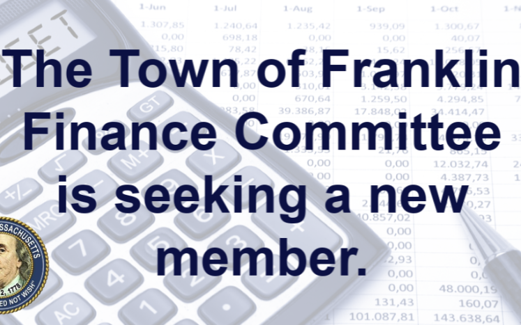 Finance Committee Vacancy 