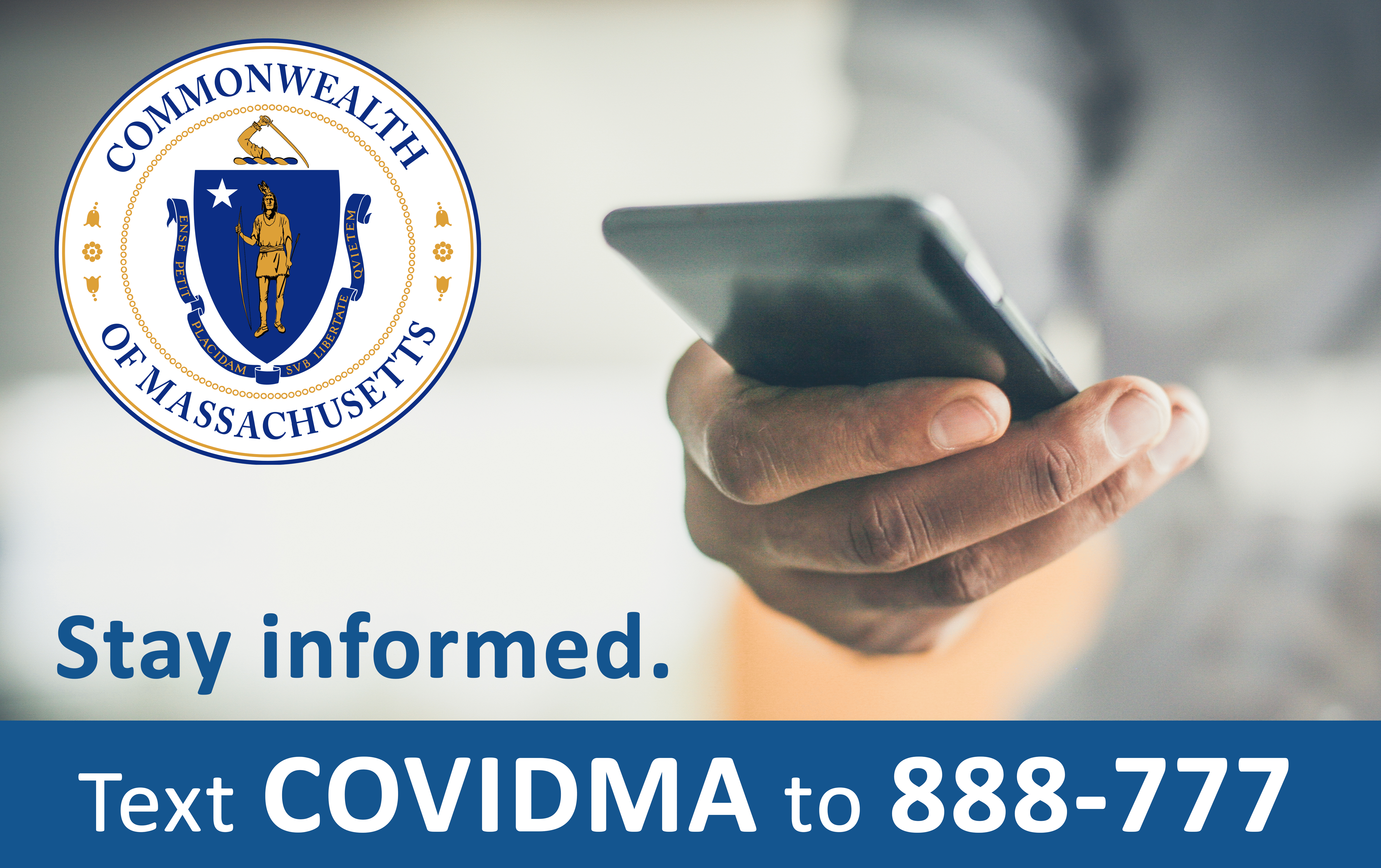 Text alerts available send COVIDMA to 888-777
